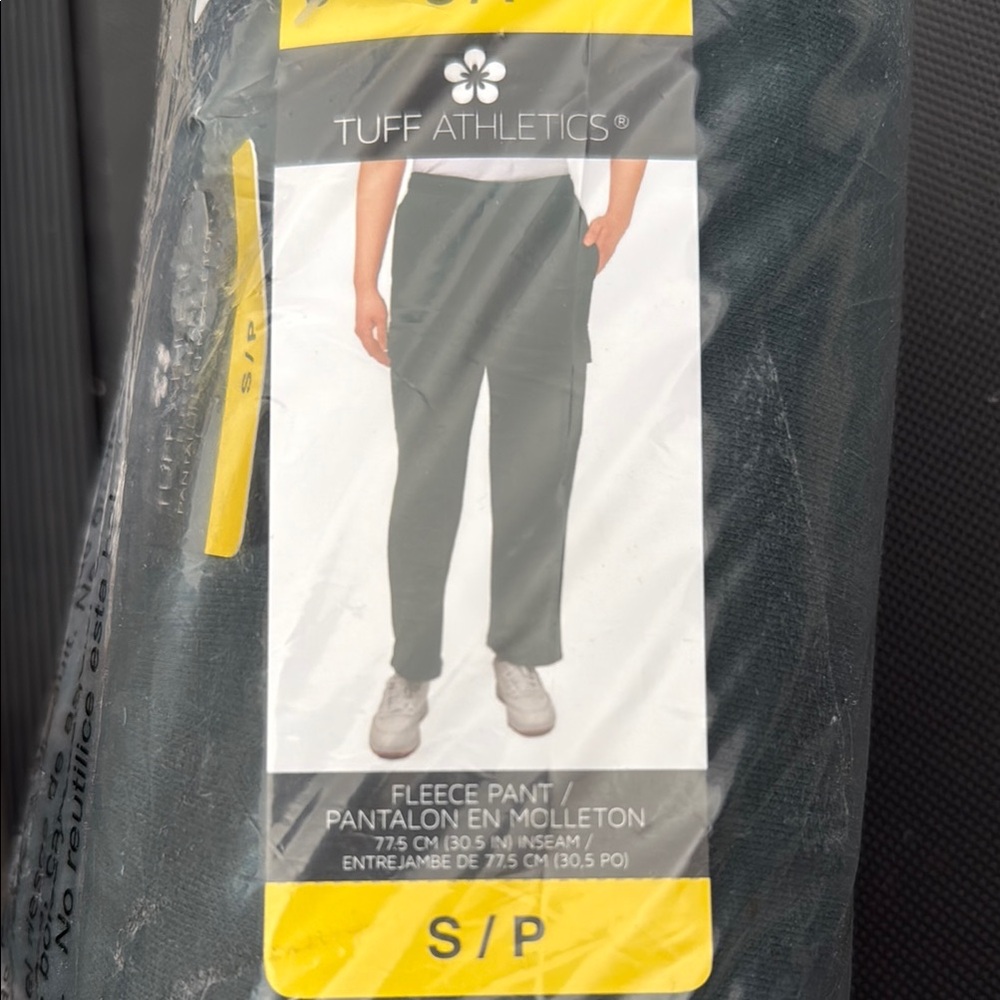 BRAND NEW: Tuff Athletics Black Jogger Sweatpants with Tapered Leg